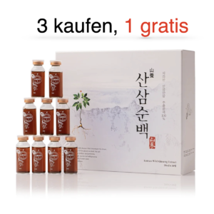 [3+1] 3 Boxen koreanischer Wildginseng-Extrakt + 1 Gratis-Box